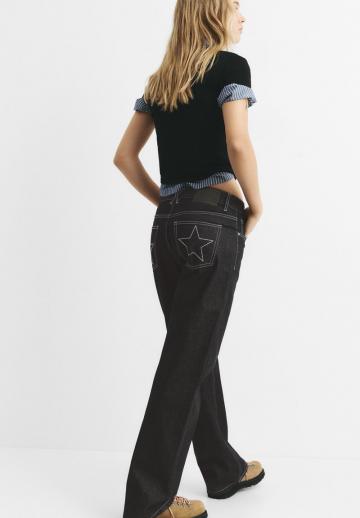 Прямые джинсы