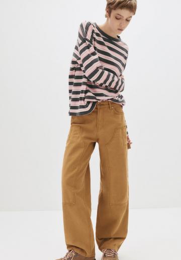 Прямые джинсы