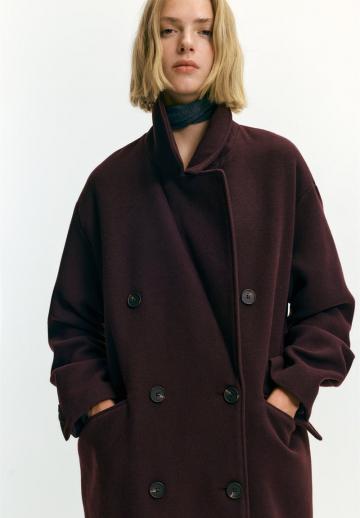 Шерстяное пальто