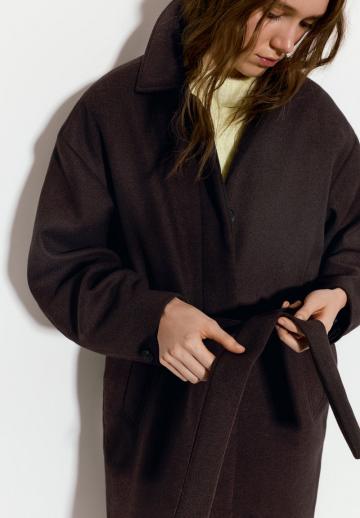 Шерстяное пальто