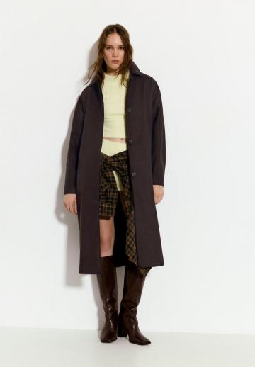 Шерстяное пальто
