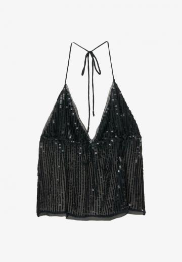 Топ на бретельках