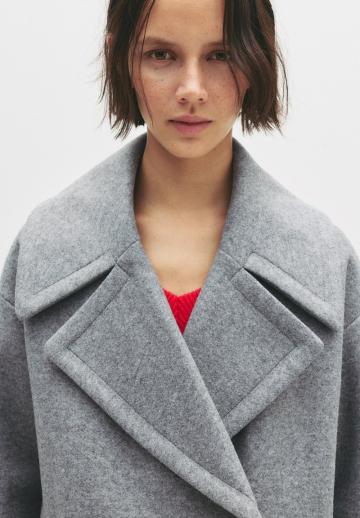 Шерстяное пальто