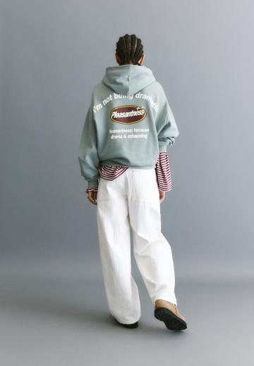 Пуловер с капюшоном