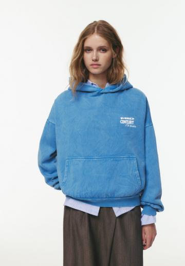 Пуловер с капюшоном