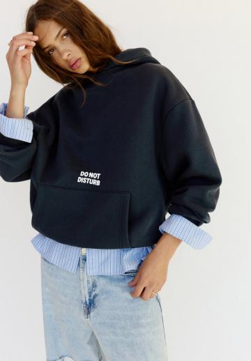 Пуловер с капюшоном