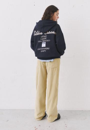 Пуловер с капюшоном