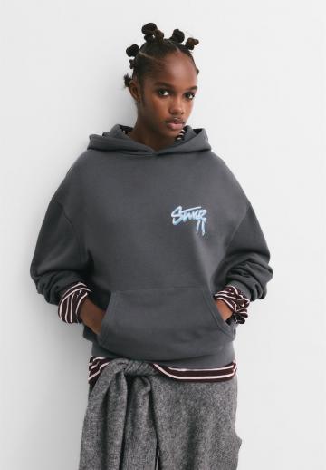 Пуловер с капюшоном