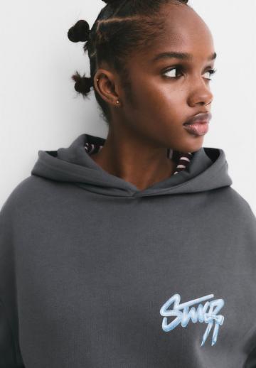 Пуловер с капюшоном