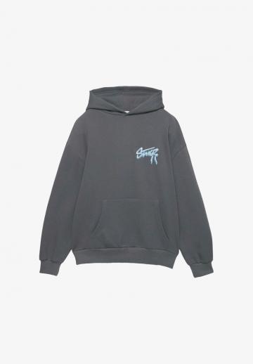 Пуловер с капюшоном