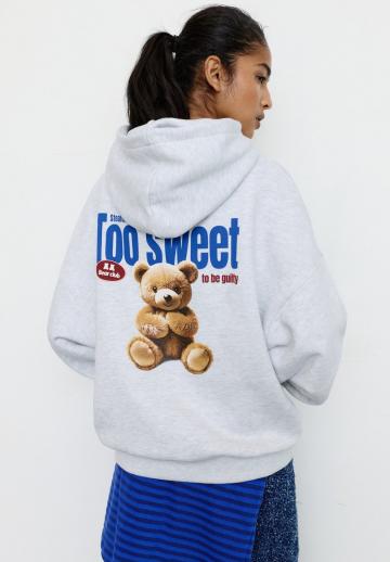 Пуловер с капюшоном