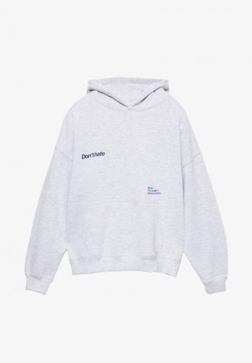 Пуловер с капюшоном