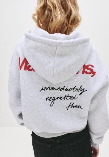 Пуловер с капюшоном