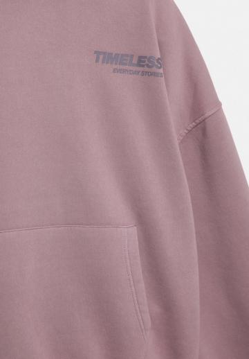 Пуловер с капюшоном