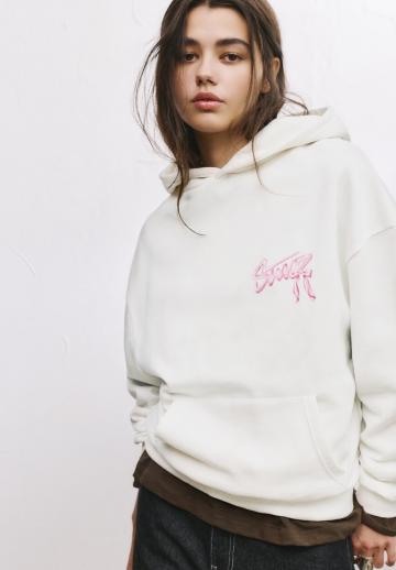 Пуловер с капюшоном