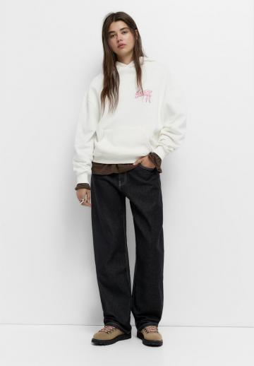 Пуловер с капюшоном