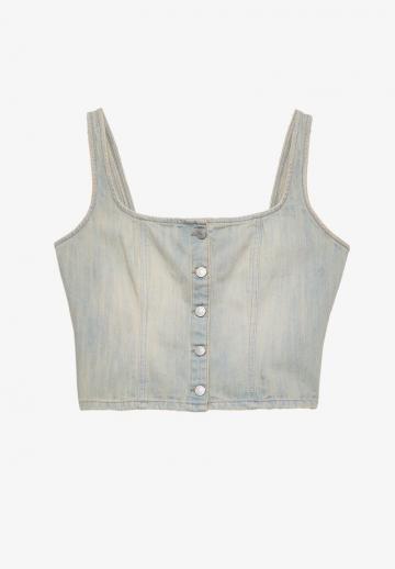 Джинсовая жилетка