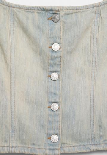 Джинсовая жилетка