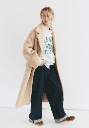 Шерстяное пальто