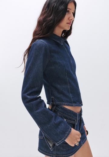 Джинсовая блузка