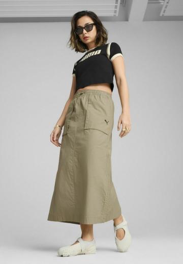 Юбка с накладными карманами