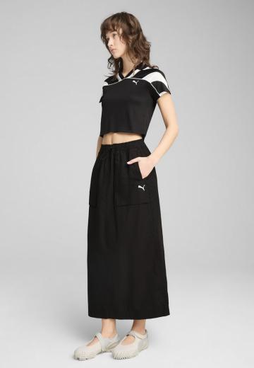 Юбка с накладными карманами