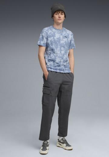 Брюки с накладными карманами