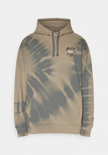 Пуловер с капюшоном