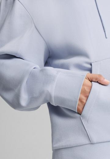 Пуловер с капюшоном