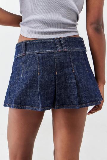 Юбка с накладными карманами