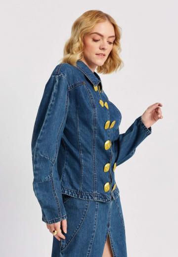 Джинсовая жилетка