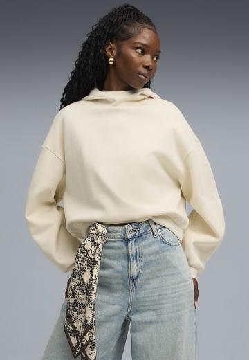 Пуловер с капюшоном