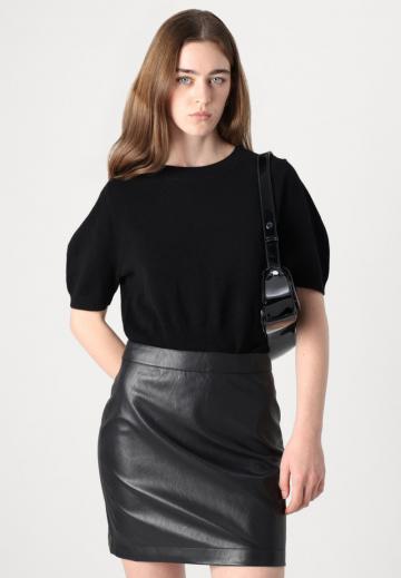 Пуловер с коротким рукавом