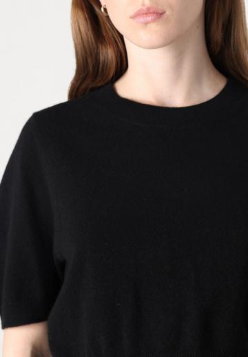 Пуловер с коротким рукавом