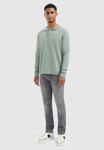 Поло с длинным рукавом