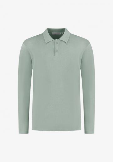 Поло с длинным рукавом