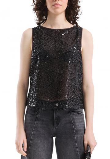 Блузка без рукавов