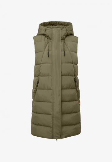 Длинный жилет