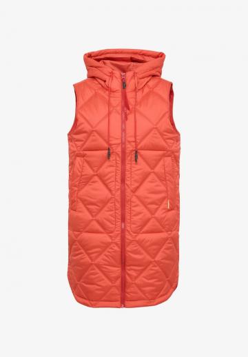 Длинный жилет