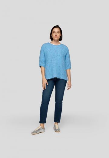 Пуловер с рукавом три четверти