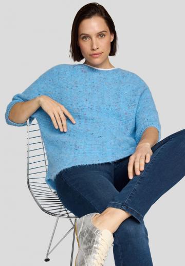 Пуловер с рукавом три четверти