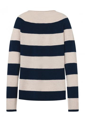Пуловер в полоску