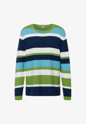 Пуловер в полоску