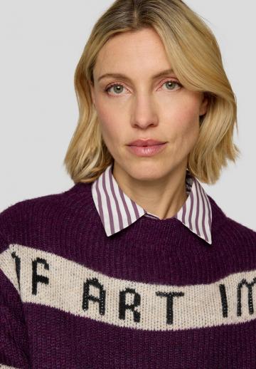 Длинный пуловер