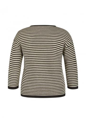 Пуловер с рукавом три четверти