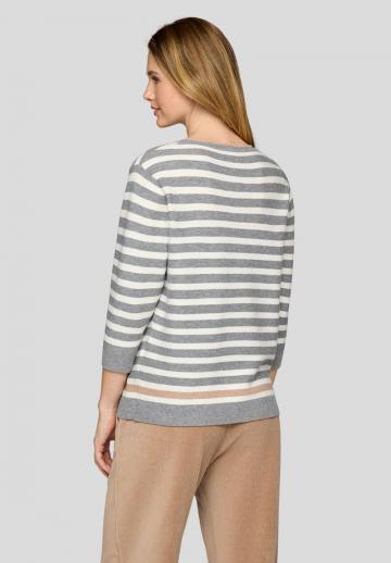 Пуловер с рукавом три четверти