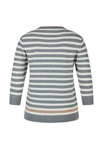 Пуловер с рукавом три четверти