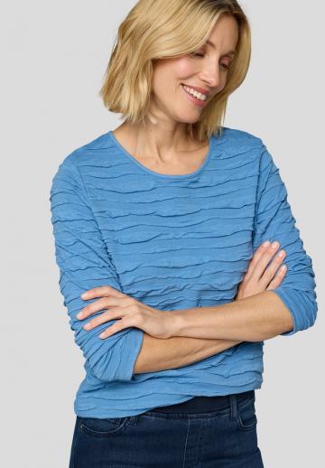 Пуловер с рукавом три четверти