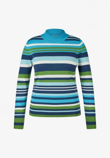 Пуловер в полоску