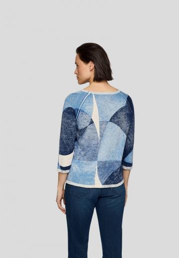 Пуловер с рукавом три четверти